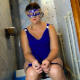 An Eastern-European woman takes a shit into a toilet in 4 different scenes. Presented in 720P HD. 193MB, MP4 file. Over 9 minutes.